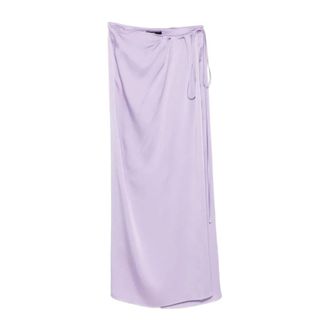 CHB Christian Boaro Maxi Skirts, female, Purple, XS, Wrap Maxi Skirt