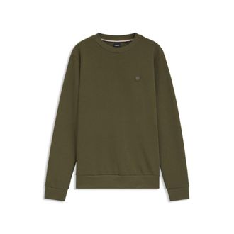 BOSS Cotton-blend sweatshirt with Double B monogram