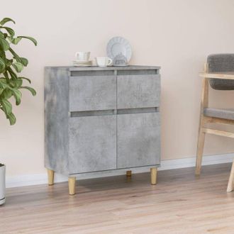 vidaXL Credenza Grigio Cemento 60x35x70 cm in Legno Multistrato - Vidaxl