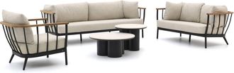Apple Bee Condor/Tonga stoel-bank loungeset 5-delig 6-zits