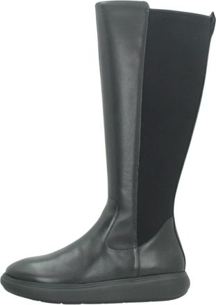 FitFlop Botas Altas de Piel IQ-Comff - Shoes - Mujer - Negro - 39 EU