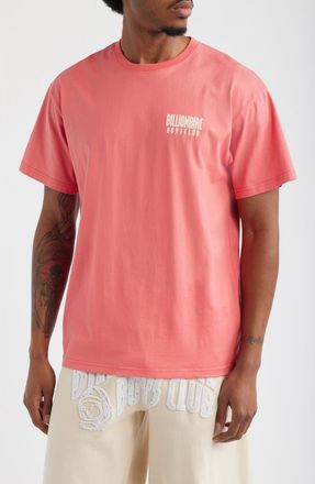 Billionaire Boys Club Small Logo Cotton Graphic T-Shirt in Rose Of Sharon at Nordstrom, Size Xx-Large