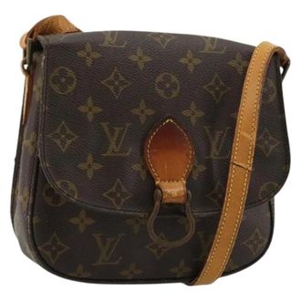 Louis Vuitton Pre-owned Saint Cloud MM Schoudertas - Dames - Pre-owned - Bruin - Maat: ONE Size Leer
