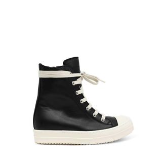 Rick Owens Tower Leather High-top Sneakers