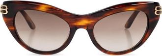 Balenciaga Logo Cat Zonnebril - Dames - Zonnebrillen - Bruin - ONE Size - Accessoires