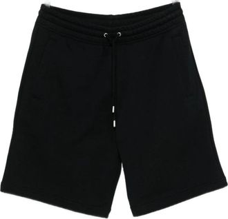 Maison Kitsun&eacute; Paris Oversize Jog Short - Heren - Korte Broeken - Zwart - M - Katoen - Korte Broeken
