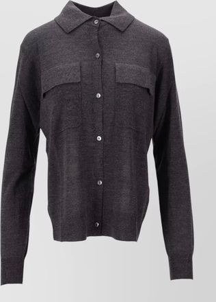 Parosh cashmere wool silk cardigan