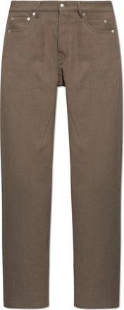 Rick Owens Pantaloni in Lana - - Trousers - Uomo - Marrone - W30