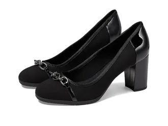 Anne Klein Celina Womens Shoes Black Stretch : 7.5 M