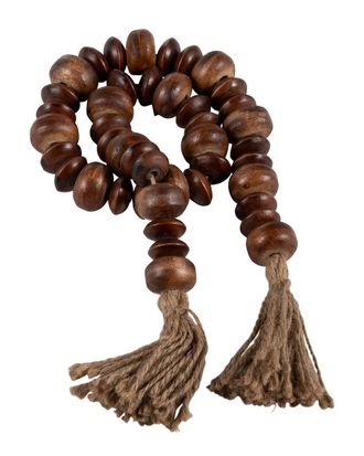 Sagebrook Home 26In Flat Beads Garland