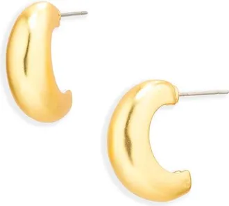 Karine Sultan Arc Hoop Earrings in Gold at Nordstrom