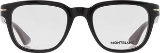 Montblanc Demo Square Mens Eyeglasses MB0305O 001 51
