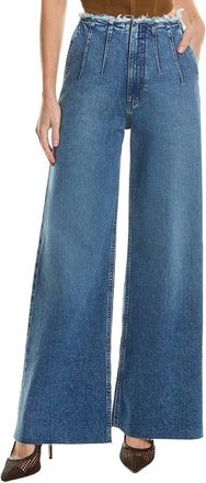 Hudson James High-Rise Mallorca Darted Wide Leg Jean