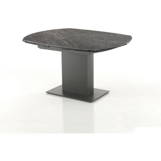 Oresteluchetta Oresteluchetta - Tavolo allungabile in ceramica nero cm. H.77 x P.90 x L.120/180