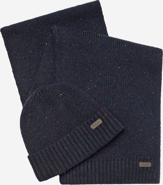 Barbour Carlton Fleck muts en sjaal cadeauset