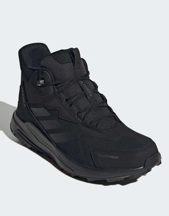 adidas adidas Performance - Terrex Anylander Mid Climaproof - Scarpe da trekking in pelle nero core/carbon/grigio