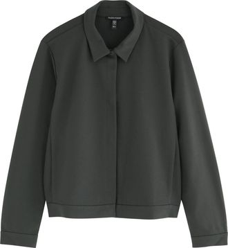 Eileen Fisher Eileen Fisher Jersey Jacket - Charcoal - L (UK 18-20 /xl)