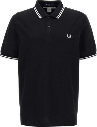 Comme Des Gar&ccedil;ons Polo Shirt met Print - Heren - Polos - Zwart - XL - Katoen - Tops