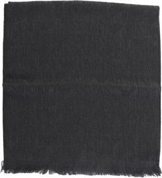 Emporio Armani Sjaal van jacquardwol - unisex - Wintersjaals - Zwart - ONE Size - Wol - Accessoires