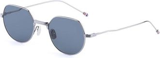 Thom Browne Stijlvolle Unisex Sneakers voor dagelijks gebruik - unisex - Zonnebrillen - Grijs - 48 MM - Accessoires