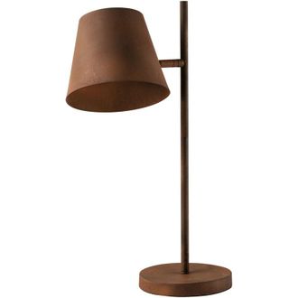Fan Europe Lampada da tavolo COLT in metallo ruggine invecchiato