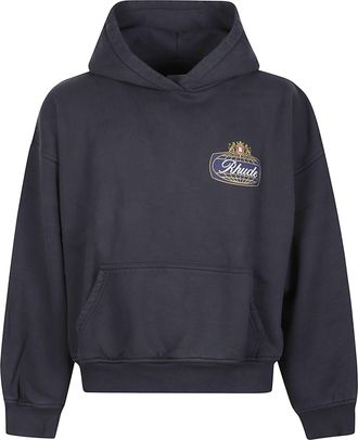 Rhude Safari Crest Cotton Hoodie