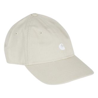 Carhartt Work in Progress Carhartt Wip, Caps, male, White, Size: ONE SIZE Madison Logo Hat