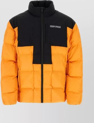 Marcelo Burlon CROSS quilted two-tone polyester jacket