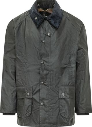 Barbour Bedale Waxed Jacket - Heren - Zomerjassen - Groen - 3XS - Katoen - Jassen