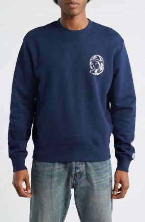 Billionaire Boys Club BB Helmet Crewneck Sweatshirt in Navy Blazer at Nordstrom, Size Xx-Large