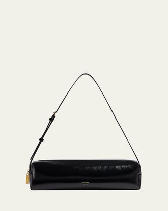 Khaite Kye Zip Leather Shoulder Bag