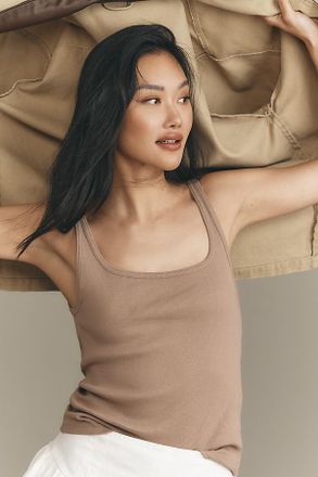 Pilcro Scoop-Neck Tank Top