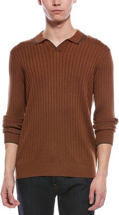 Raffi Wool-Blend Drop Needle Shirt