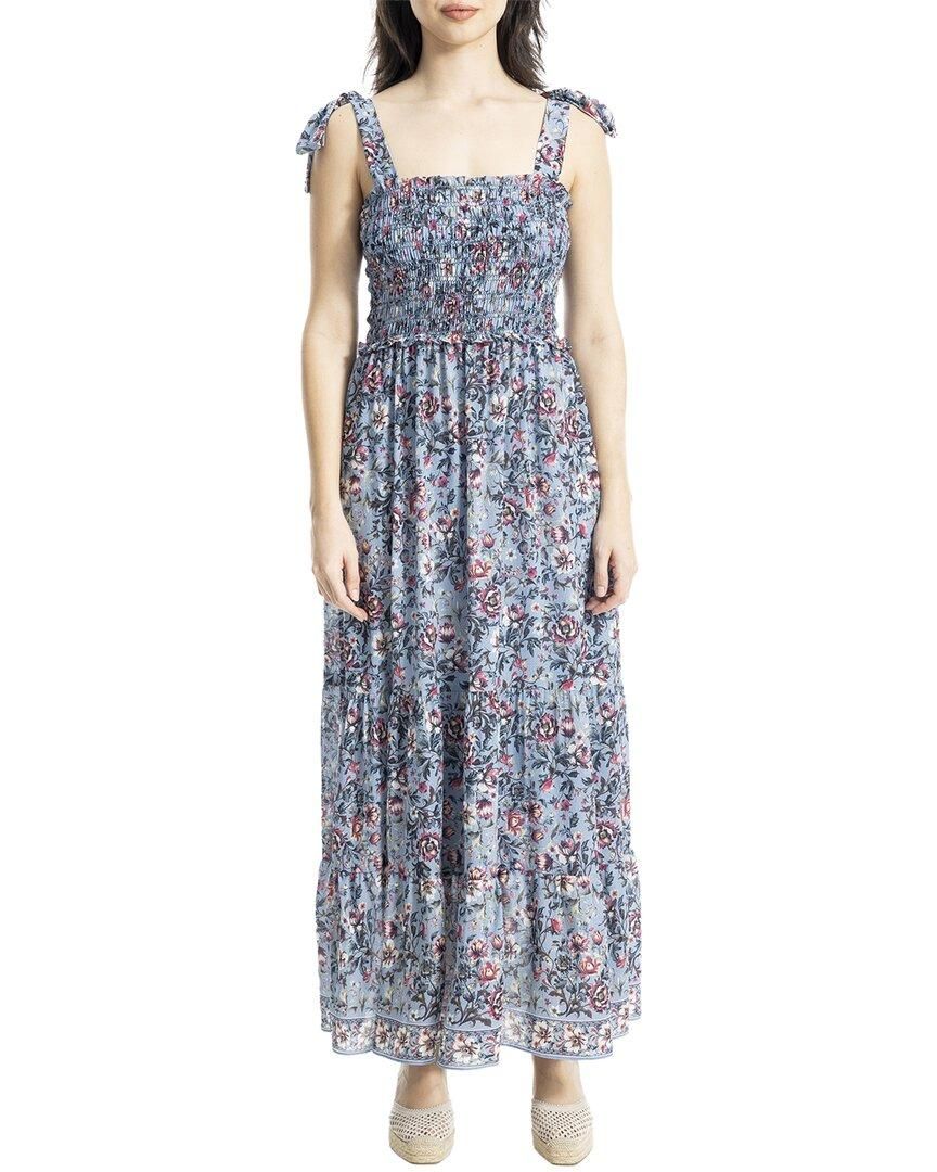 midi max studio dresses NWT Max Studio Yellow Floral Boho Midi Wrap Dress Summer Spring