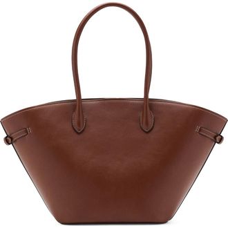 Mango Shopper Bag with Double Handle in Leather at Nordstrom