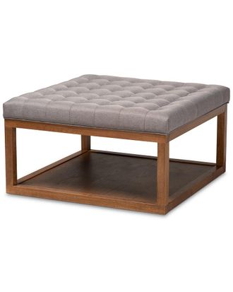 Baxton Studio Alvere Cocktail Ottoman