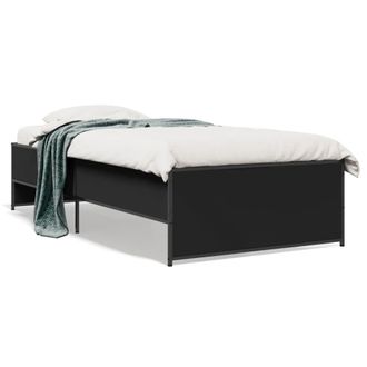 Berkfield Home Bed Frame without Mattress Black 100x200 cm
