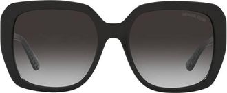 Michael Kors Gray Gradient Square Ladies Sunglasses MK2140 30058G 55