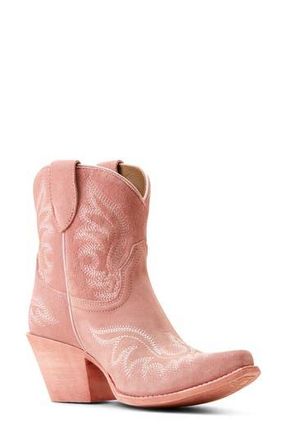 Ariat Chandler Western Boot in Pink Suede at Nordstrom Rack, Size 8.5