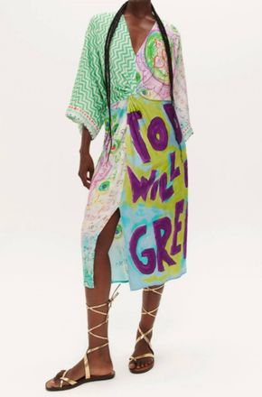 Me369 Camila Midi Dress In Runic Whisper
