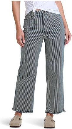 Toad&Co Balsam Cutoff Jeans Womens Clothing Midnight Stripe : 10 27.5, Elastane/Denim/Cotton