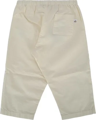 BONPOINT Boys Pantalon Bandy Trousers Beige Cotton Organic