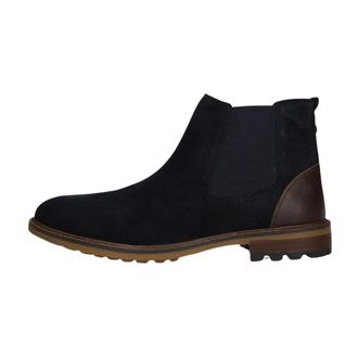 Stefano Lauran Chelsea Laarzen - Heren - Schoenen - Blauw - Maat: 40 EU Leer