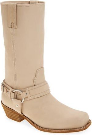 Jeffrey Campbell Waylon Western Boot in Ivory Nubuck at Nordstrom, Size 6.5