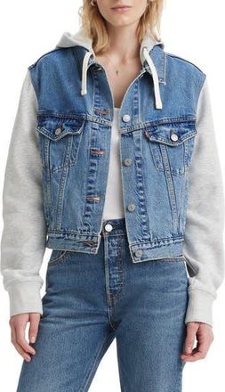Levi's Hybrid Trucker Jacket in Mixed Emotion at Nordstrom Rack, Size X-Small