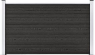 vidaXL Valla De Jard&iacute;n De Wpc Gris 180x105 Cm Vidaxl