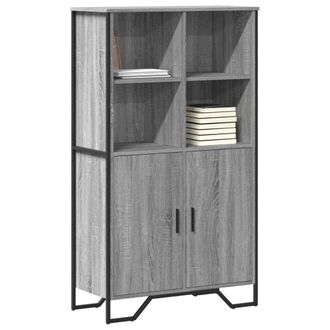 Berkfield Home Highboard Grey Sonoma 79.5x35.5x137.5 cm Engineered wood