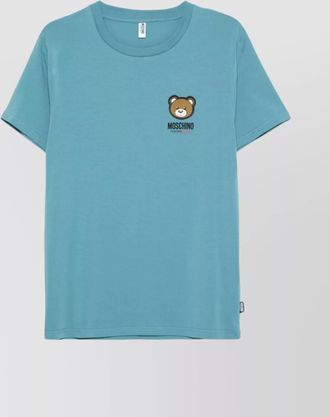 Moschino logo tape short sleeve t-shirt