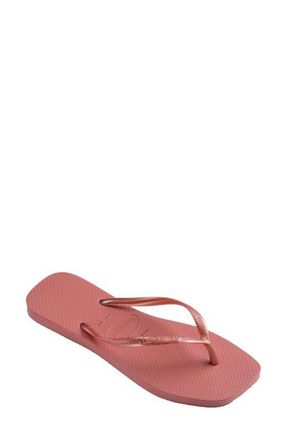 Havaianas Slim Square Flip Flop in Canyon Clay at Nordstrom, Size 11