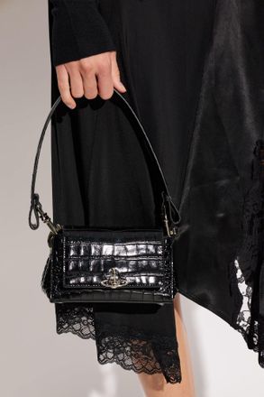 Vivienne Westwood Shoulder Bag Hazel Small, Womens, Black